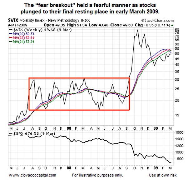 Vix Chart 2008