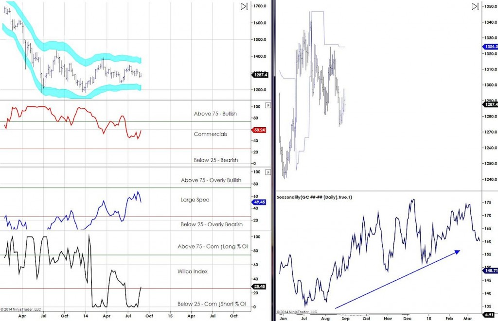 COT Report Gold Futures September 2014