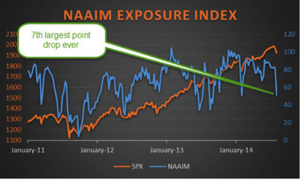 naaim exposure index august 2014