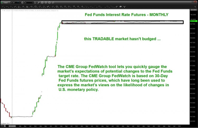 fed funds interest rate futures chart