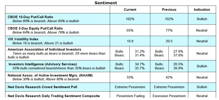 stock market rally investor sentiment indicators chart march 1