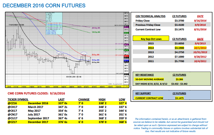 U.S. Corn Weekly Review Are Futures Carving Out A Bottom?