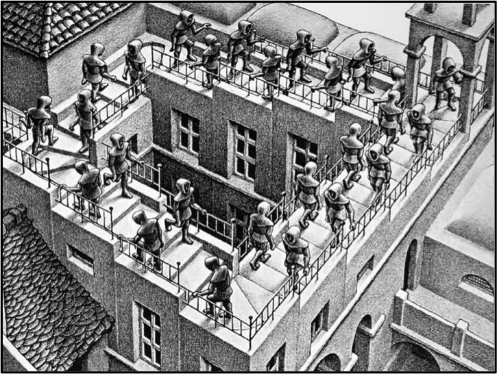 artwork by M.C. Escher