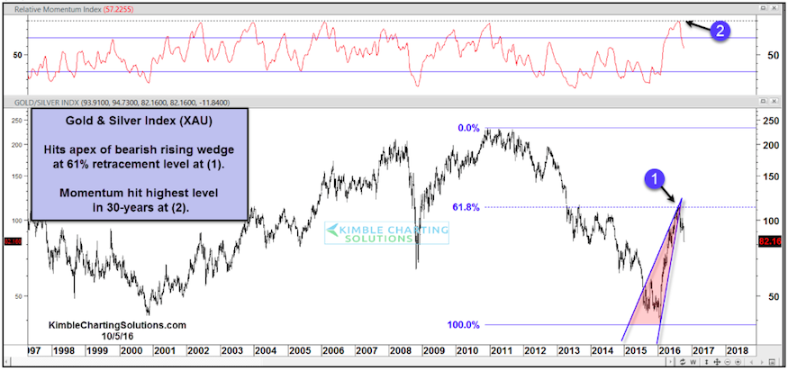 Precious Metals Index Chart