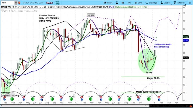 merck mrk stock chart trading analysis_investing news_january 16