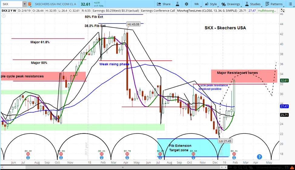 Skechers Stock Chart