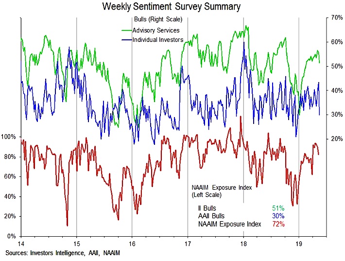 investor sentiment surveys polls all summary week may 17