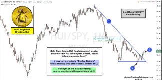 This Gold Bugs Ratio Has Metals Bulls Cheering! gold bugs index hui break out higher bull market august year 2019