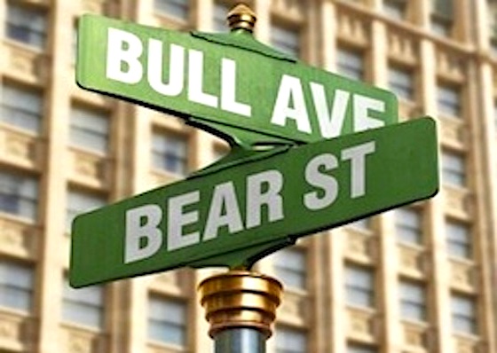 is stock market bullish or bearish sign