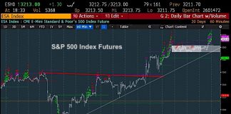 S&P 500 Index Reversal Alert: Price Hits Gann Resistance s& 500 index demark exhaustion stock market reversal expected chart image traders - mark newton