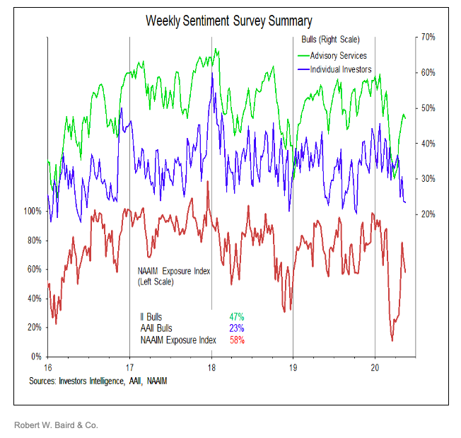 investor sentiment polls surveys analysis investing news may 20