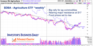 Agriculture Commodities Rally Into COVID Dislocation Gap dba agriculture commodities etf trading higher rally food prices image december 28