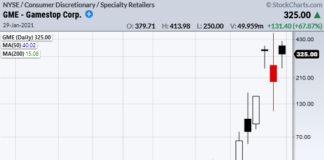 Wall Street Bets Storm The Financial Bastille GameStop stock gme short covering squeeze price rise chart image january year 2021
