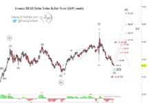 US Dollar Low In Early 2021? (Elliott Wave Roadmap) us dollar etf uup bottom low elliott wave chart forecast higher january