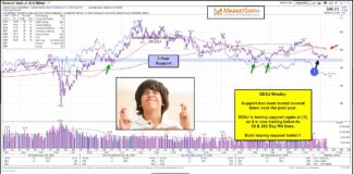 Will Junior Gold Miners ETF (GDXJ) Trigger Sell Signal? gold miners etfs gdx gdxj testing critical support price sell signal chart july 15