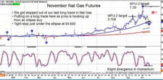 Will Natural Gas Price Reversal Mark Elliott Wave 4 Low? natural gas futures price reversal higher trading chart analysis