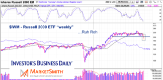 Russell 2000: Making Sense of New Highs… New Lows iwm russell 2000 etf breakdown below support chart january