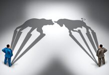 bull bear investors stand off