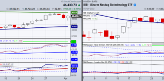 If the Stock Market Holds Up, Watch Bitcoin and Biotech Sector bitcoin btc trading higher strong momentum buy signal chart april 4