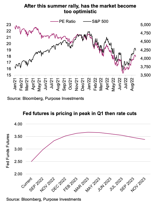 pe valuations stock market s&p 500 index year 2022 analysis