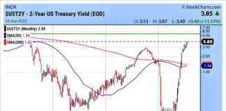 High interest Rates, Your Portfolio and Next Steps 2 year us treasury bond yields rising chart year 2022