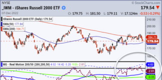 Small caps vs Large Caps: Who is Leading? russell 2000 etf iwm performance price analysis chart image december