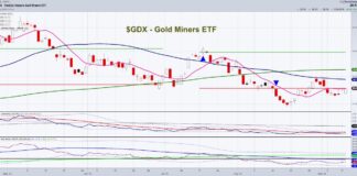 Gold Miners ETF (GDX): Finding and Trading Potential Bottoms gdx gold miners etf bottom buy signal trading chart september 13