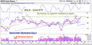 Gold Price Rally Has Metals On Verge Of Breakout… Again gld gold etf trading at major price high resistance chart