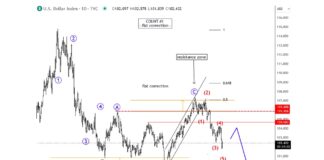 US Dollar Index Elliot Wave Forecast: Targeting 98.00 in 2024 us dollar elliott wave forecast chart image december