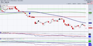 All About Tesla’s Musk-Tique tsla tesla stock price decline lower bearish sell signal investing chart april 3