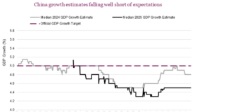 Chinese Stimulus Boosts Stock Market; Will Rally Continue? Chinese economic growth falls short of expectations chart